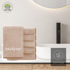 Cosy Family démaquillage microfibre bain et chambre, usage quotidien.