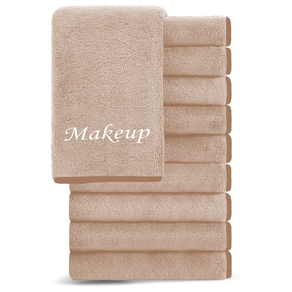 Cosy Family lingettes démaquillage microfibre 10-pack, nettoyage doux visage et réutilisable.