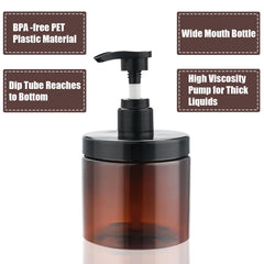 Cosywell Bouchon étanche bouteille pompe 500ml Marron — anti-fuite fiable