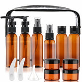 Cosywell bouteilles voyage pompe 60 ml, étanche et pratique pour shampoing et lotions.