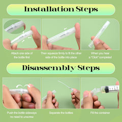 Cotchen atomiseur mini 5ml translucide parfait pour échantillons