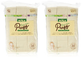 Cotton Labo Puff, coton biologique, pad moyen 60 mm, parfait pour le démaquillage en douceur