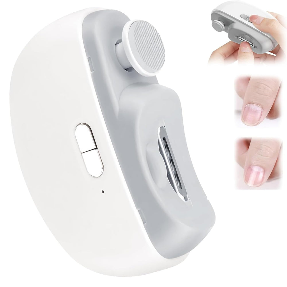 Coupe-ongles électrique 3-en-1 avec affichage LED pour une coupe précise