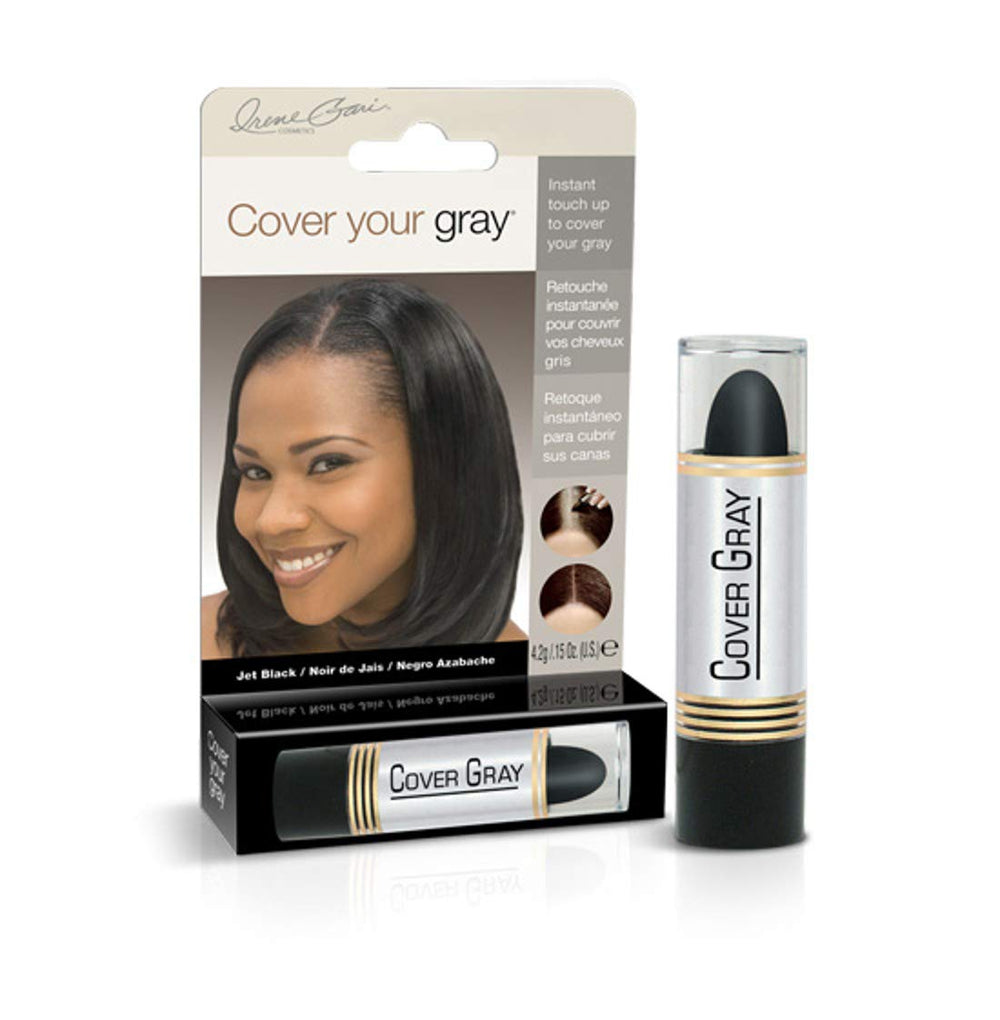 Cover Your Gray – emballage du kit noir jais pour retouche rapide.
