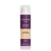 COVERGIRL Advanced Radiance: flacon pour une application homogène et peau lumineuse.