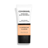 COVERGIRL Base Primer illuminant sur la bouteille pour un éclat léger.