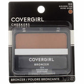 COVERGIRL Cheekers bronzer 104 teinte dorée, texture poudre lisse pour une couleur naturelle et durable.