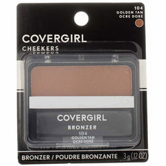 COVERGIRL Cheekers bronzer 104 teinte dorée, texture poudre lisse pour une couleur naturelle et durable.