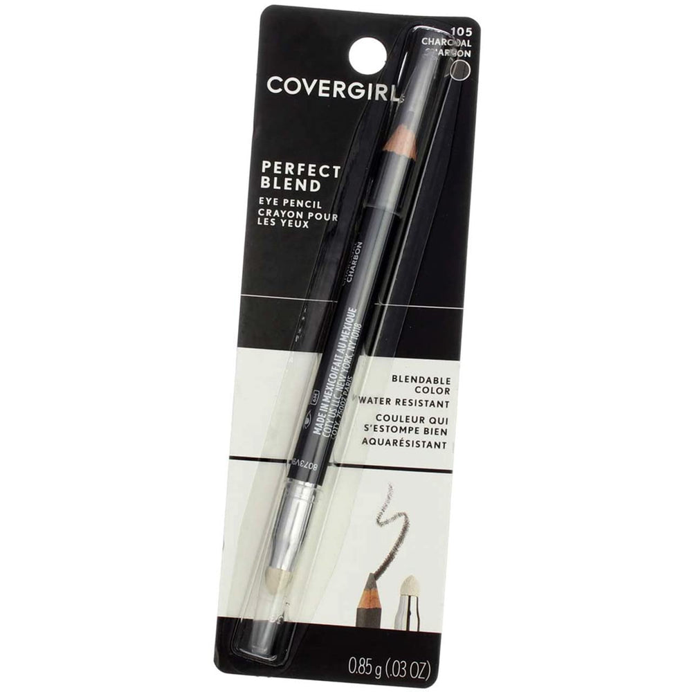 Crayon CoverGirl Perfect Blend Charbon – pointe nette pour tracés précis.
