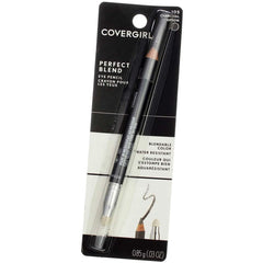 Crayon CoverGirl Perfect Blend Charbon – pointe nette pour tracés précis.