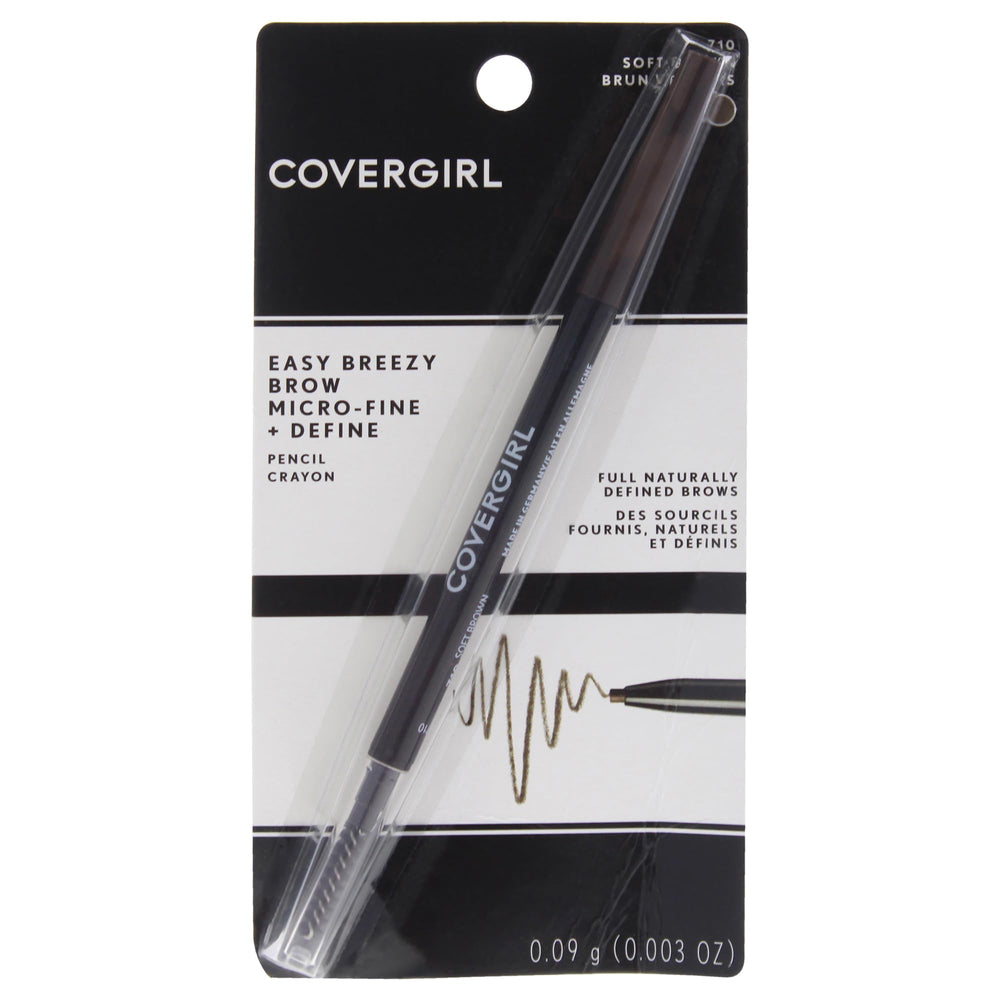 Crayon sourcils COVERGIRL, pointe micro-fin pour un remplissage précis et naturel.