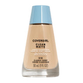 COVERGIRL Clean Matte Classic Ivory, flacon élégant, contrôle durable de la brillance.