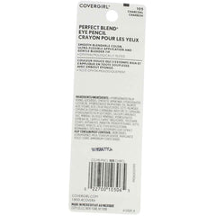 Mine affûtée CoverGirl Perfect Blend Charbon pour des lignes nettes.