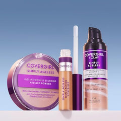 Texture fluide de CoverGirl & Olay Simply Ageless assure une application homogène.