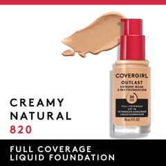 Application au doigt avec Covergirl Outlast Extreme Wear pour une couvrance légère.
