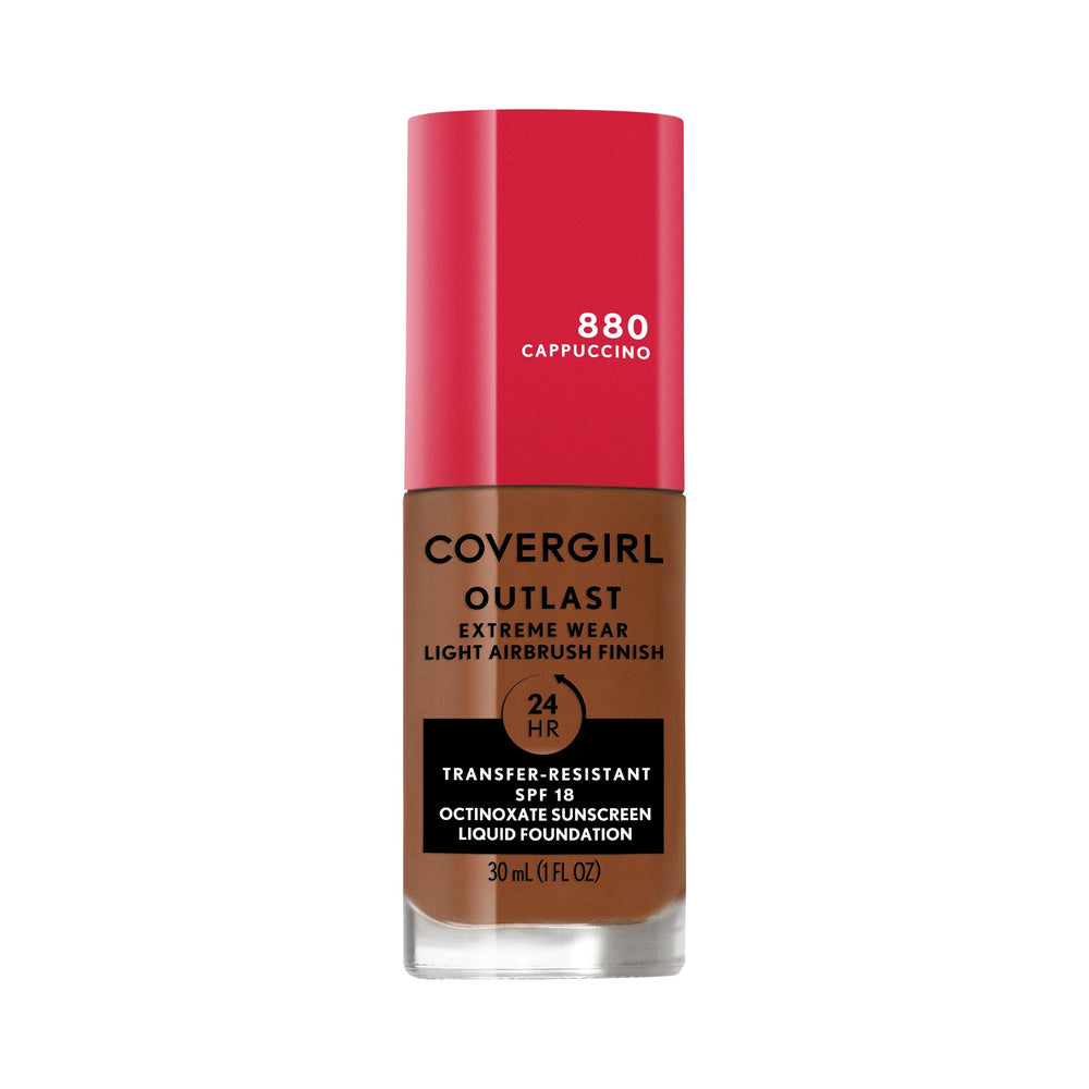 Covergirl Outlast Extreme Wear capuccino – flacon pratique pour une application rapide