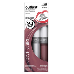 CoverGirl Outlast Lipcolor Wine to Five 538 two-pack for long-lasting color on the go.