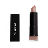 CoverGirl Exhibitionist Lipstick Tempting Toffee 255, couleur riche et hydratante pour des lèvres douces.