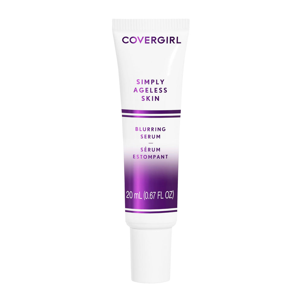 COVERGIRL Simply Ageless Serum flacon, absorption rapide pour peau lisse.
