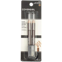 CoverGirl Brow & Eye Makers : crayon sourcils et eyeliner Soft Brown 510, tenue longue durée.