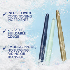 CoverGirl teinte hivernale brillante mélange facilement pour un regard givré.