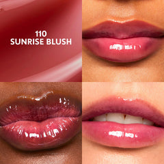Teintes Sunrise Blush et Sunset Skies pour un effet naturel lumineux.
