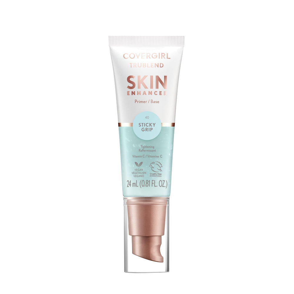 CoverGirl TruBlend Skin Enhancer en bouteille, base légère prête pour l'application.