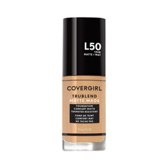 COVERGIRL TruBlend Matte Made, bouteille fluide, fini mat durable sur la peau