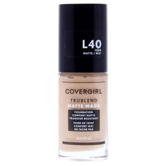 COVERGIRL TruBlend Matte Made — flacon, fini mat durable pour une peau sans brillance.