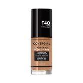 Covergirl TruBlend Matte Made fond de teint sur bouteille, finition mate durable.