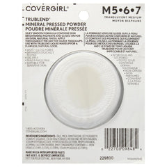 Covergirl truBlend poudre pressée, contrôle de la brillance durable pour peau fraîche.