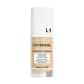 COVERGIRL Trublend teinte ivoire L1 dans la bouteille, texture fluide prête à l’application légère.