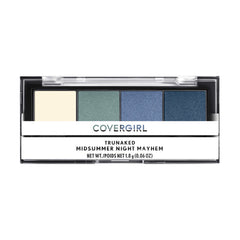 COVERGIRL TruNaked Quad Yeux Nuit Mayhem, pigments riches et tenue longue durée.