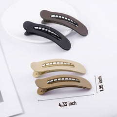 Cptots pinces grandes plats café mat – couleur et finition élégantes pour le look.