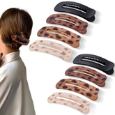 Pinces Cptots noir mat fixant solidement une coiffure sans laisser de traces.