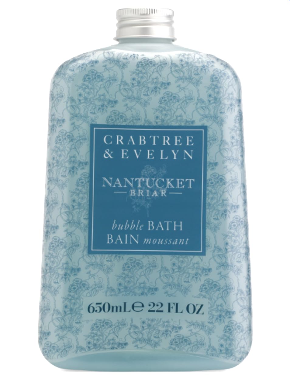 Crabtree & Evelyn Nantucket Briar – bouteille bain moussant, parfum floral et hydratant