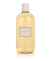 Crabtree & Evelyn Summer Hill bath gel bottle close-up showing moisturizing formula.