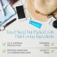 Crack Hair Fix anti-frizz humidite 24h pour des cheveux maitrisés.