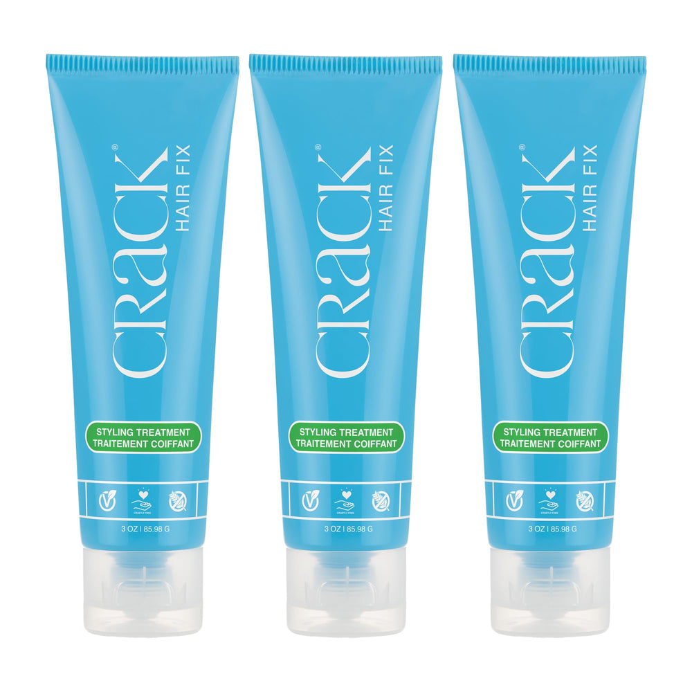 Crack Hair Fix: bouteille crème styling pour cheveux lisses et brillants