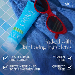 Crack Hair Fix - control-frizz: réduit les frisottis en temps humide.