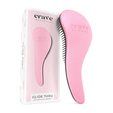 Crave Naturals Glide Thru, poignée ergonomique, démêlage en douceur pour toute la famille.