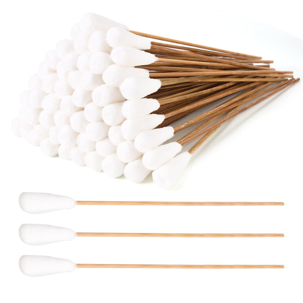 CrayBG coton-tiges longs 10 po, embouts 1/2 po, nettoyage précis.