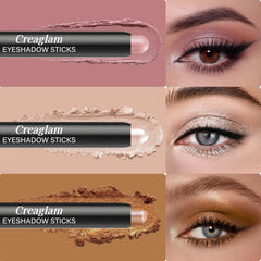 Creaglam Ombre Stick texture creme et longue tenue sur la paupière.