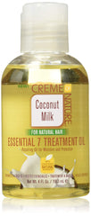 Crème of Nature - bouteille huile de coco: hydratation durable pour les cheveux.