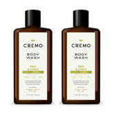 Cremo mousse riche avec sauge et citrus, parfum vivifiant et huile de marula.