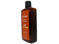 Notes ambre et mousse du gel douche Cremo, sillage élégant.