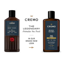 Cremo Palo Santo – etiquette-flacon: design premium et parfum enivrant à découvrir.