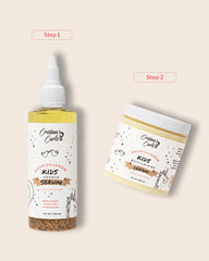 Cristina's Curls Sérum Cuir Chevelu Kids – massage doux 1–2 minutes pour nourrir sans lourdeur.