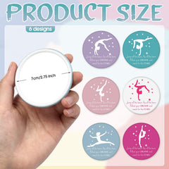croblissful miroir compact 7 cm, idéal pour retouches rapides et déplacements.