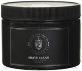 Crown Shaving Co crème rasage eucalyptus menthe en bouteille, texture riche pour rasage doux.